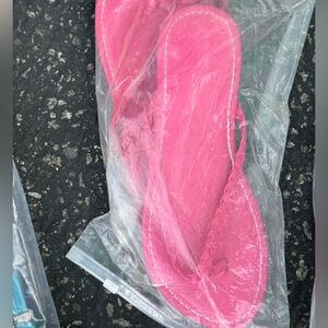 Vibrant Pink Flip Flops